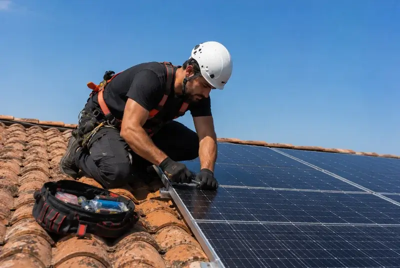 Maintenance et monitoring de panneaux solaires à Meyrals