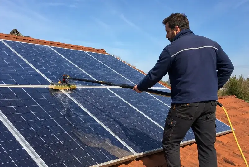 Nettoyage et entretien de panneaux solaires à Meyrals
